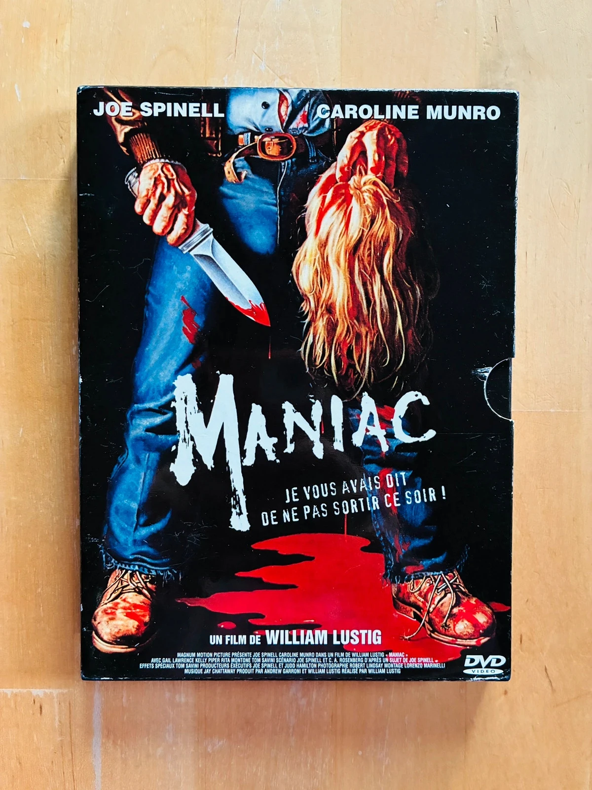 DVD Maniac de William Lustig édition collector.